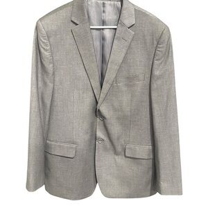 Bertolini Men’s Gray Suit Jacket Sport Coat Blazer 44R